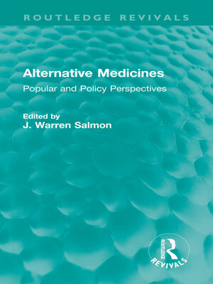 cover image of Alternative Medicines